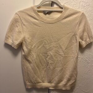 Everlane Cashmere Short Sleeve Sweater